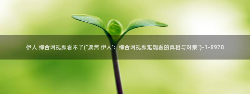 精品久久综合伊人电影院